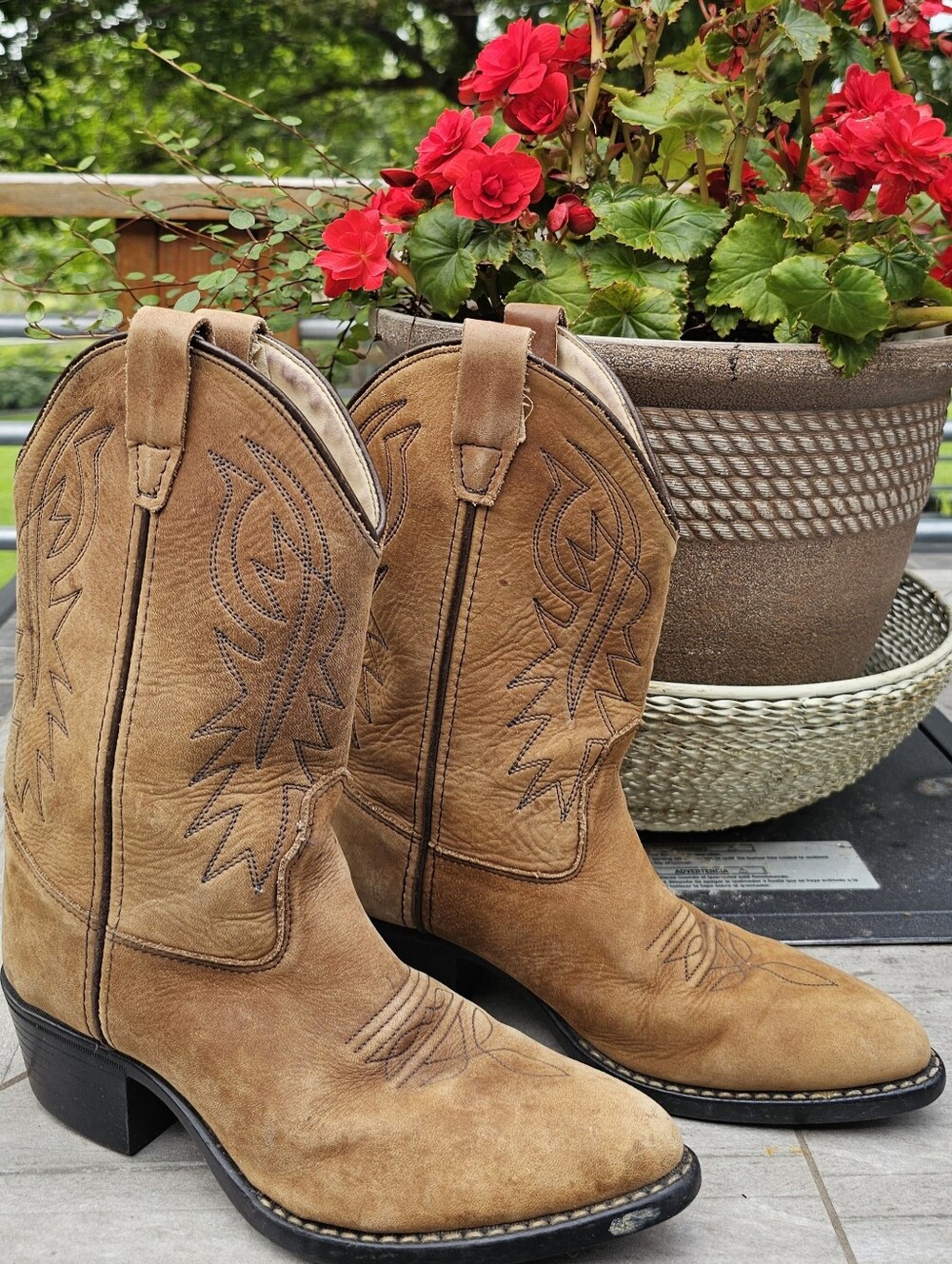 Old West Jama Corp Youth Cowboy Boots